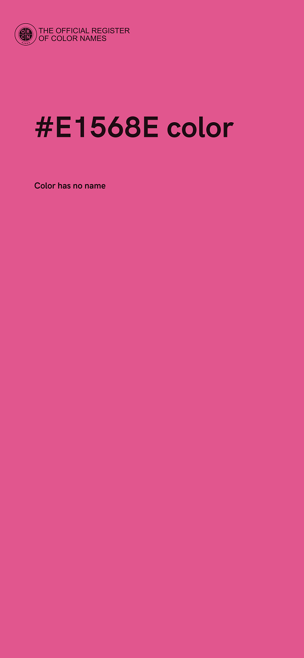 #E1568E color image