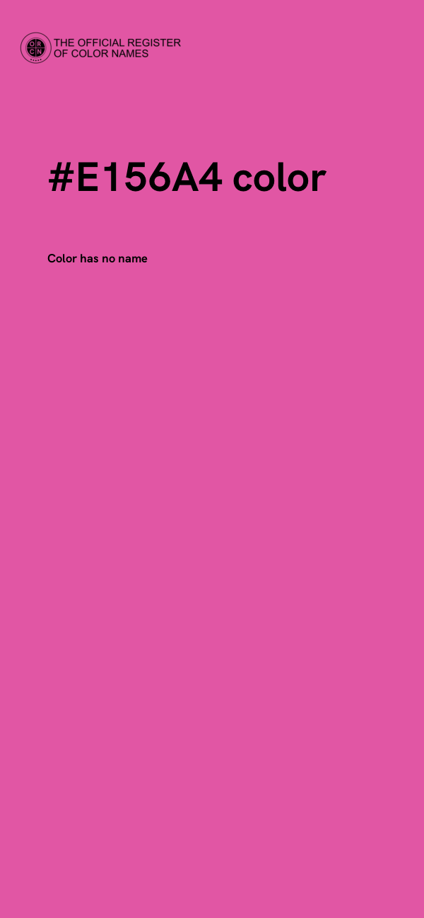 #E156A4 color image
