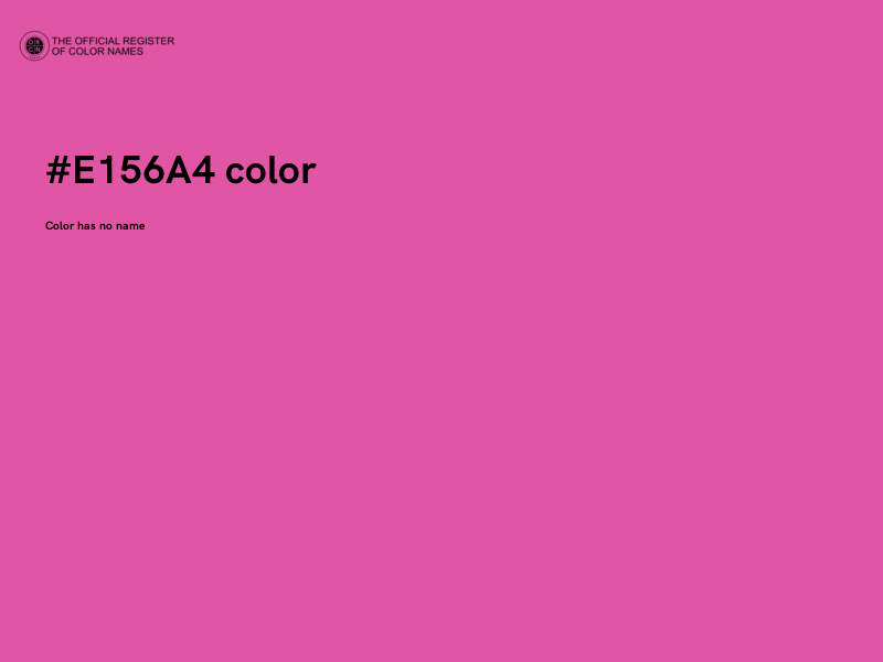 #E156A4 color image