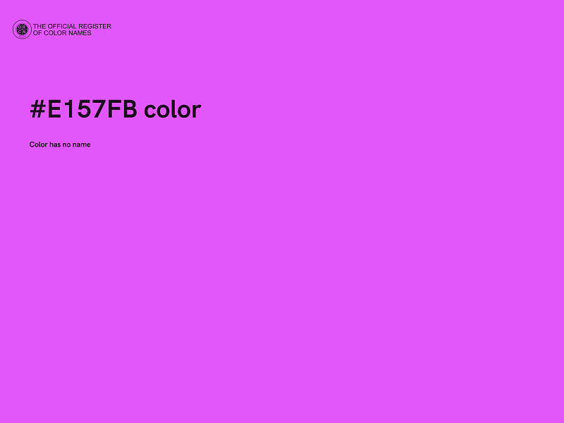 #E157FB color image