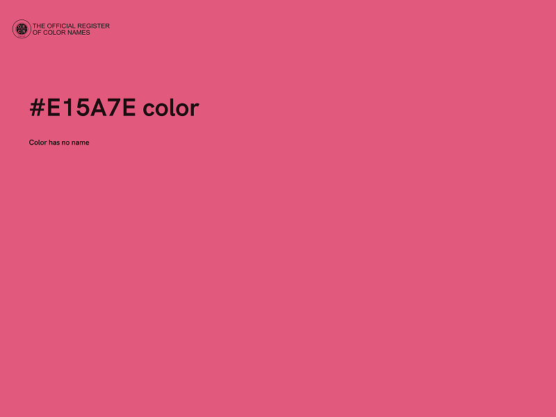 #E15A7E color image