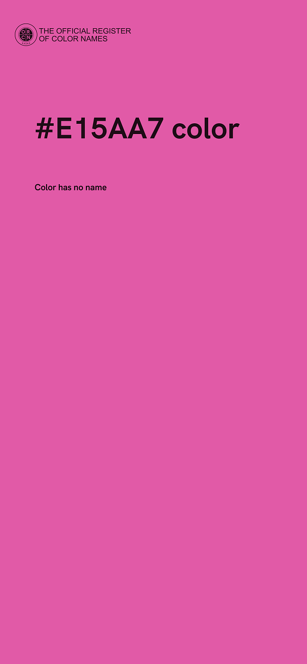 #E15AA7 color image