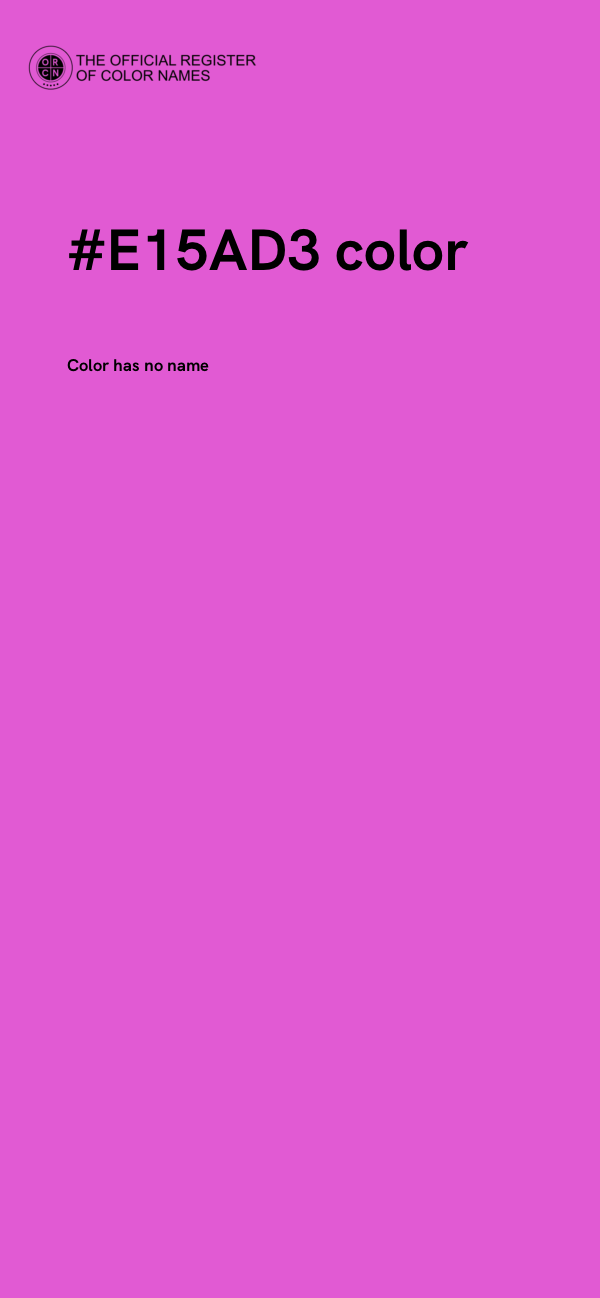 #E15AD3 color image