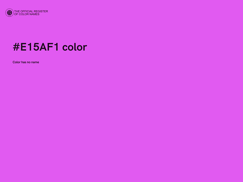#E15AF1 color image