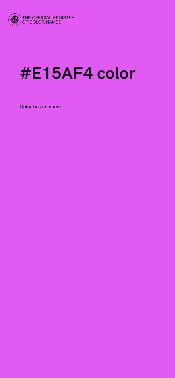 #E15AF4 color image