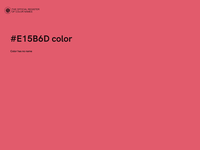 #E15B6D color image