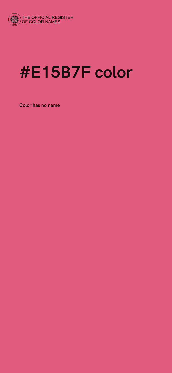 #E15B7F color image