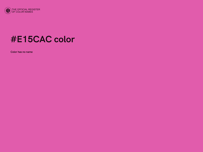 #E15CAC color image