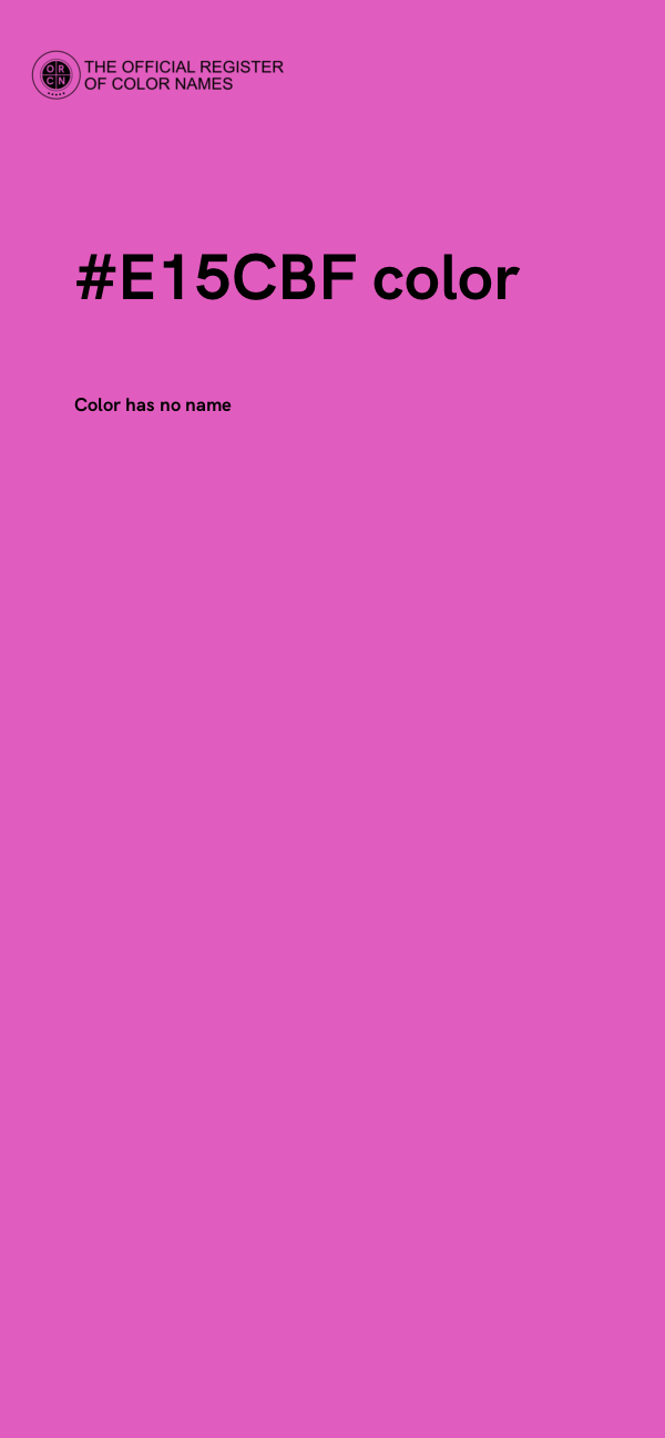 #E15CBF color image