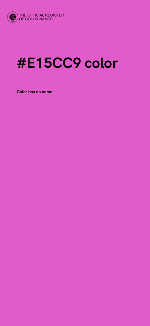 #E15CC9 color image