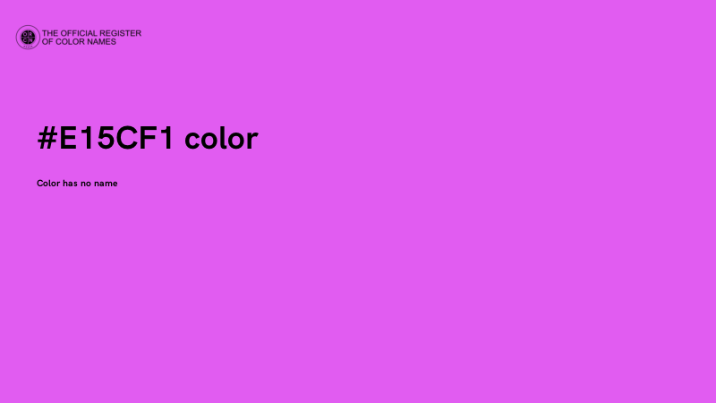 #E15CF1 color image