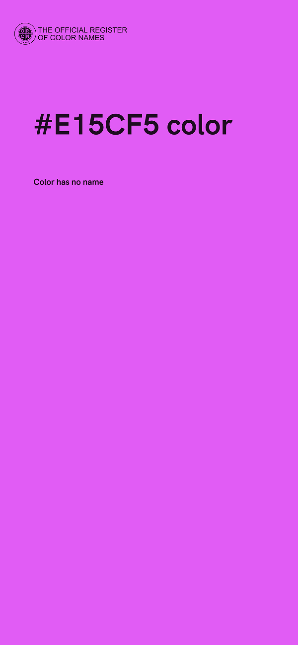 #E15CF5 color image