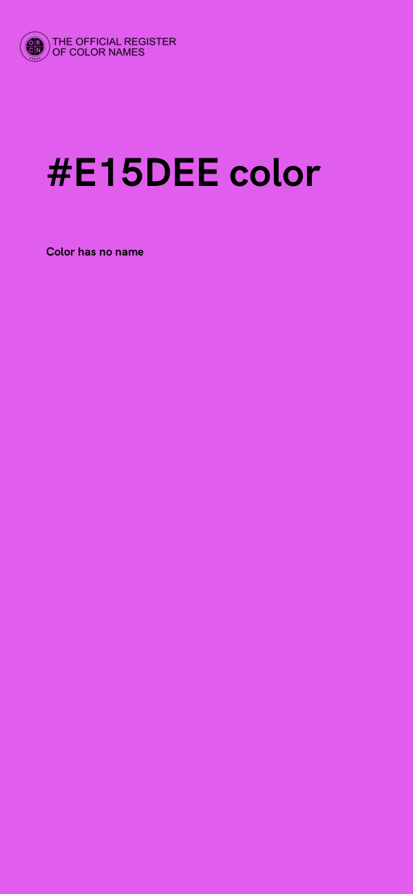 #E15DEE color image