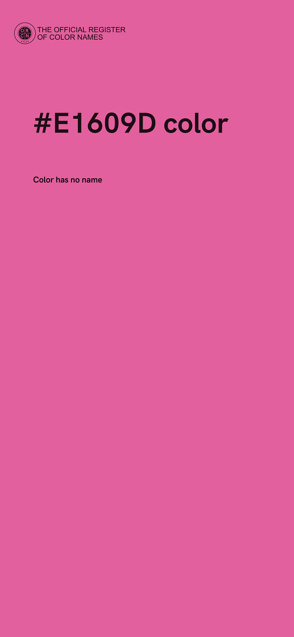 #E1609D color image