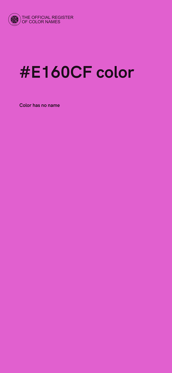 #E160CF color image