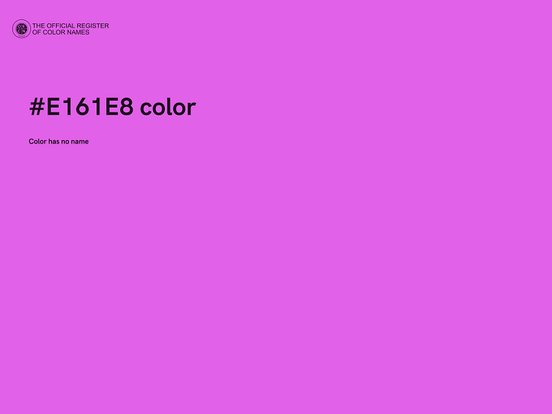 #E161E8 color image