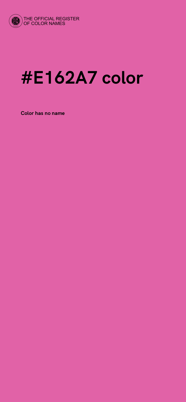 #E162A7 color image