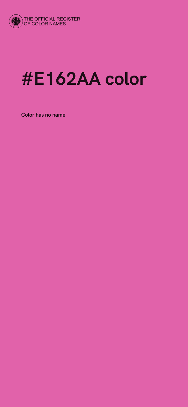 #E162AA color image