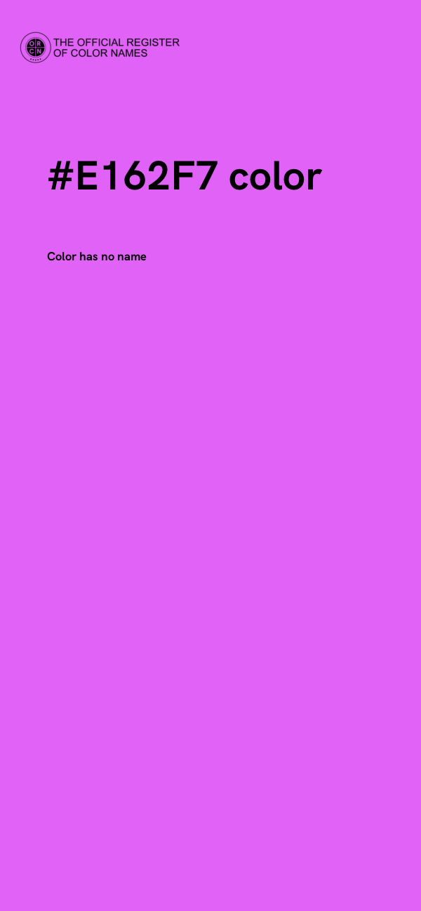 #E162F7 color image