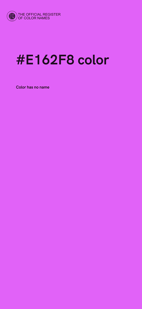 #E162F8 color image