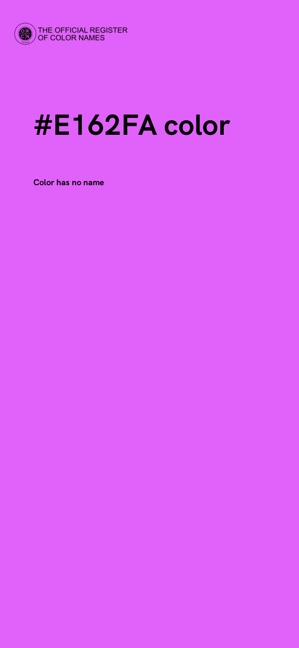 #E162FA color image