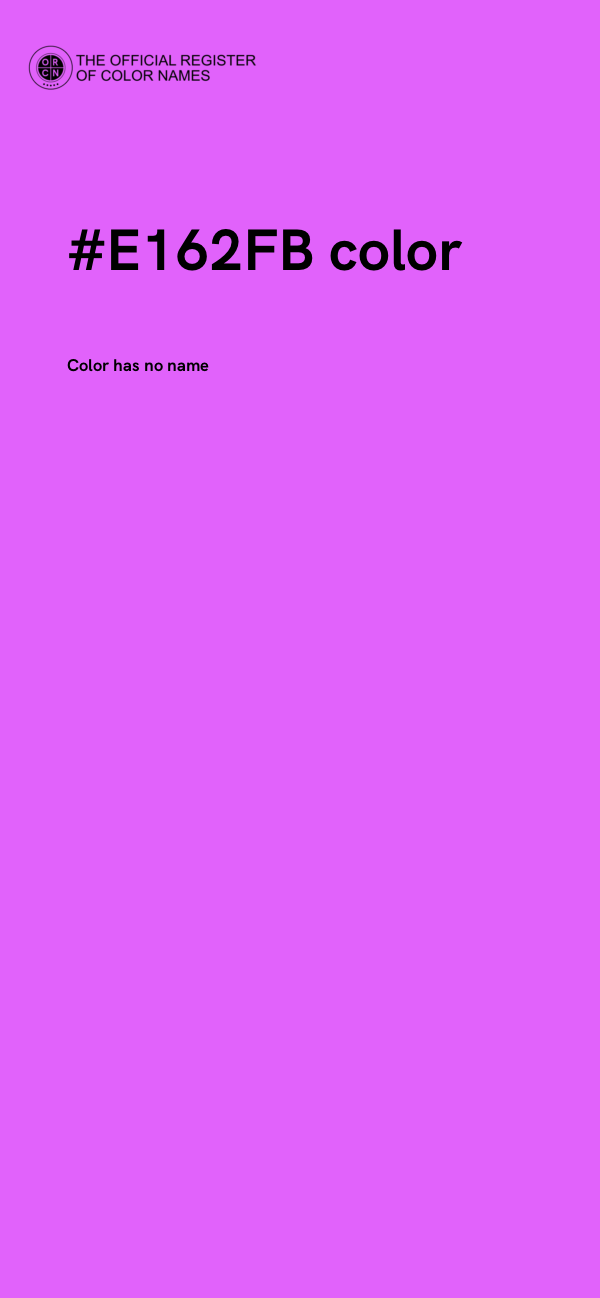 #E162FB color image