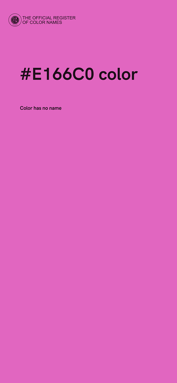 #E166C0 color image