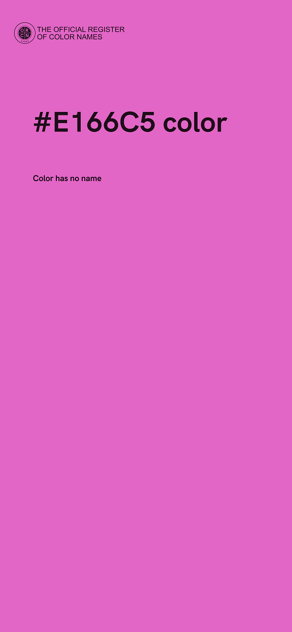 #E166C5 color image