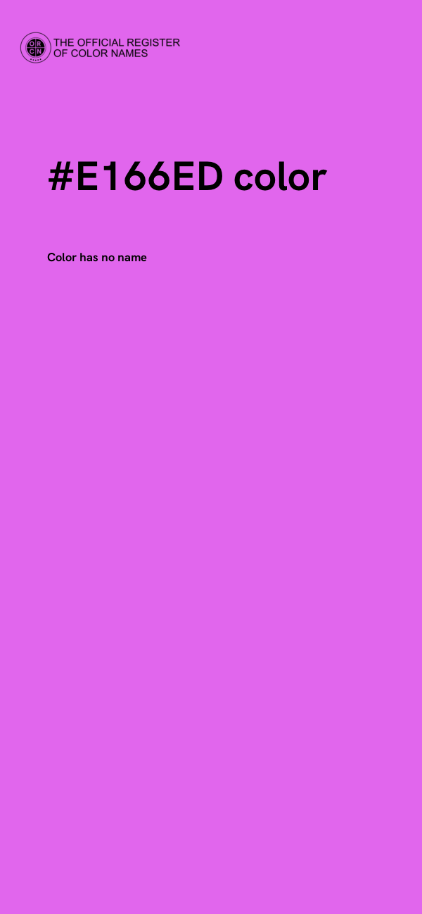#E166ED color image