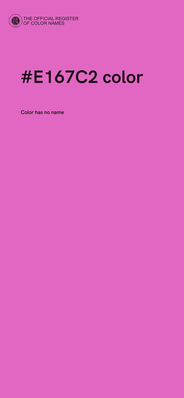 #E167C2 color image