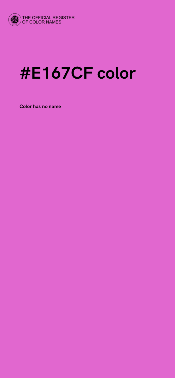 #E167CF color image