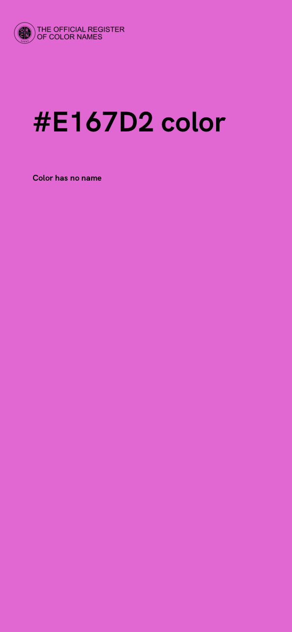 #E167D2 color image