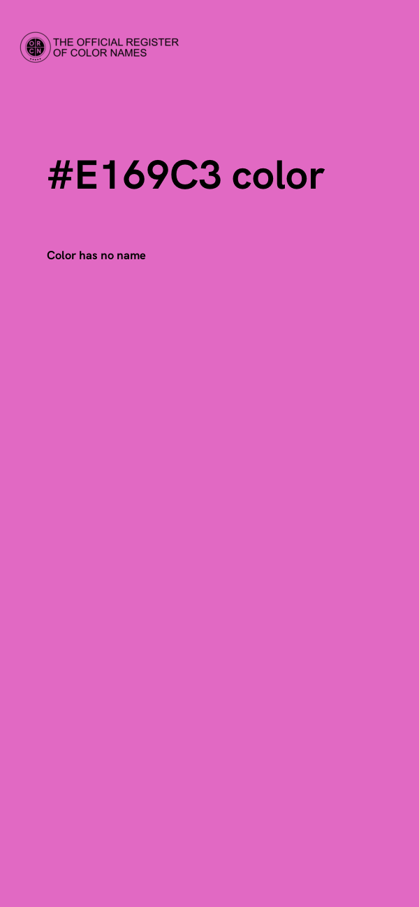 #E169C3 color image