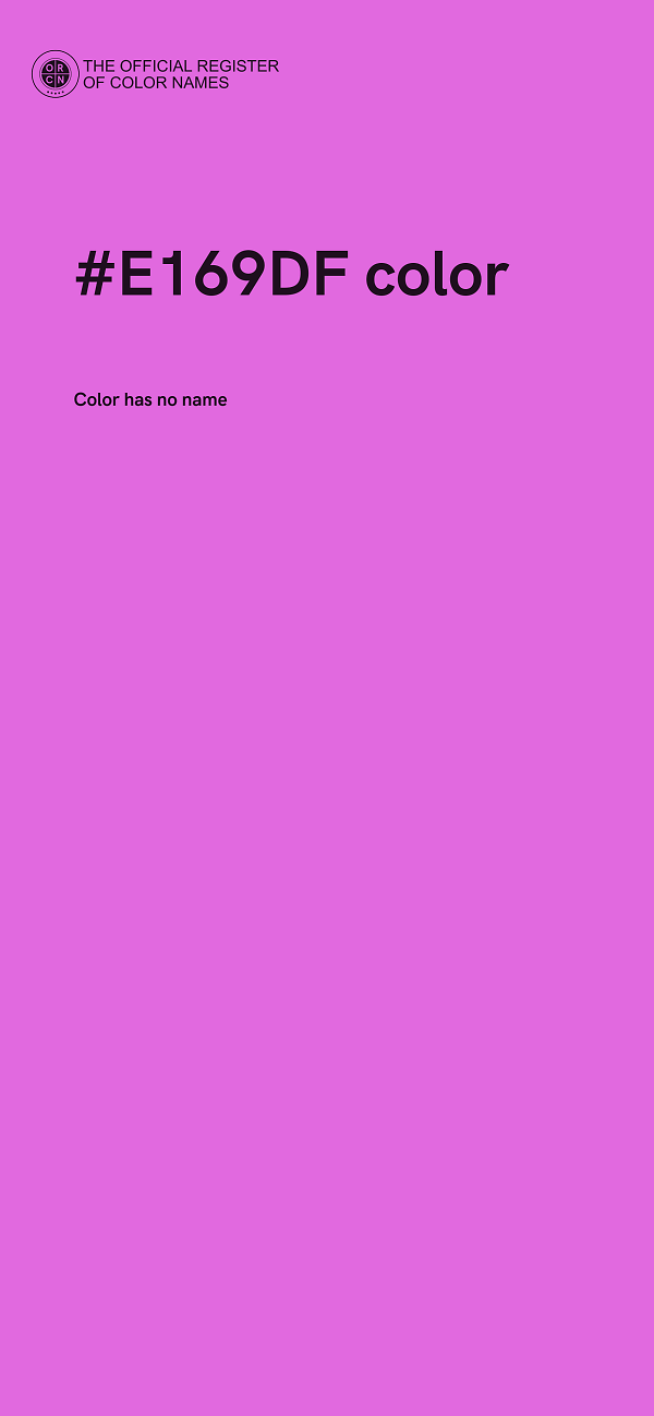 #E169DF color image