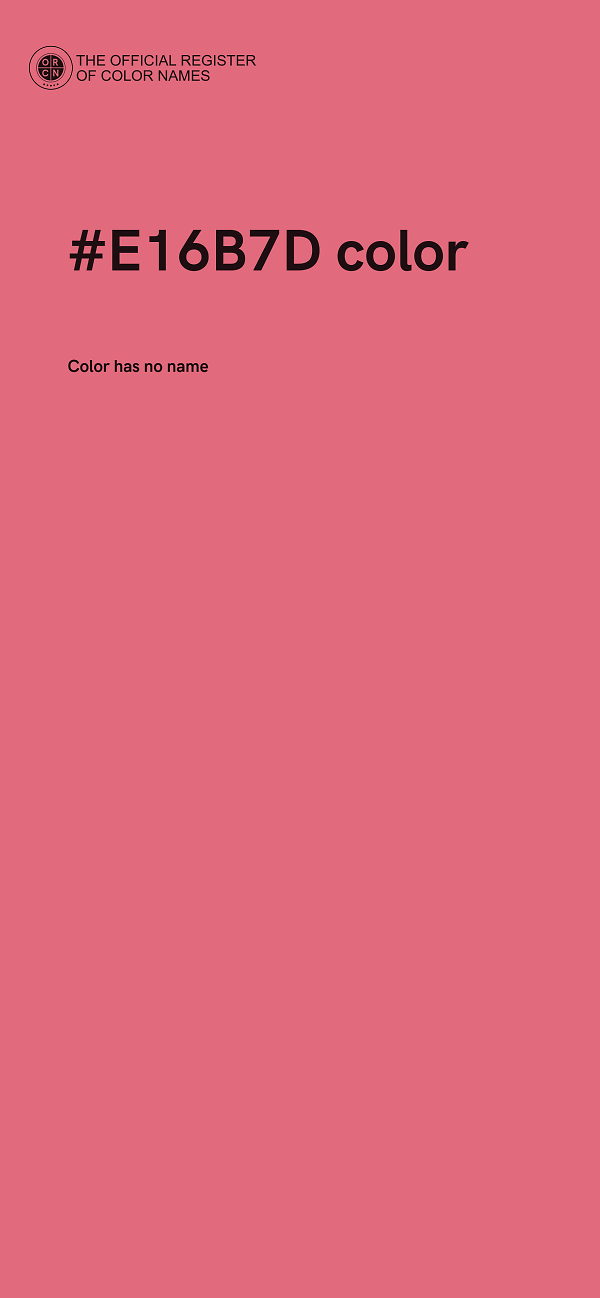 #E16B7D color image