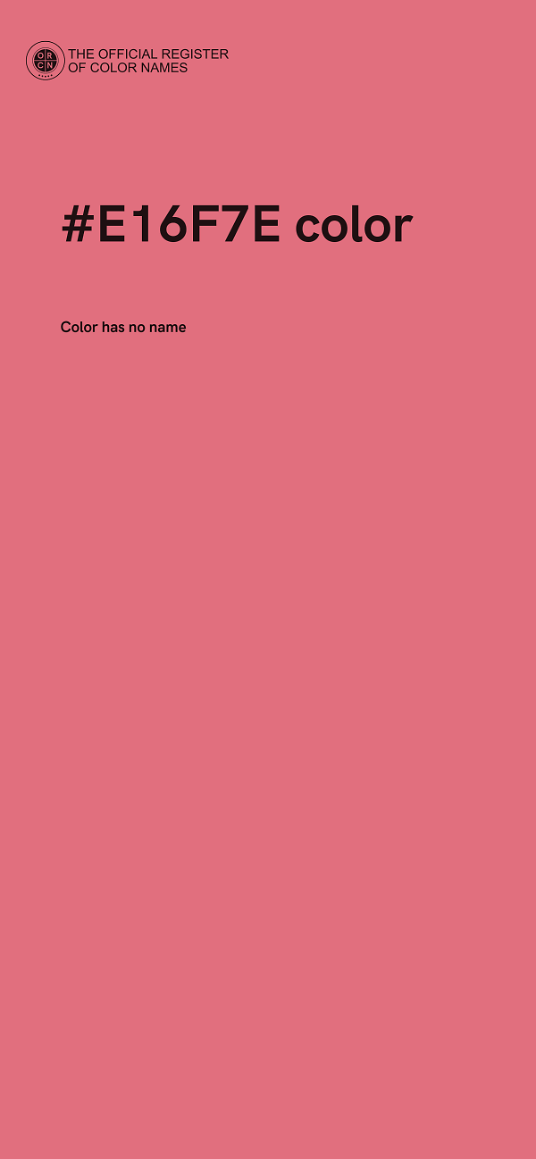 #E16F7E color image