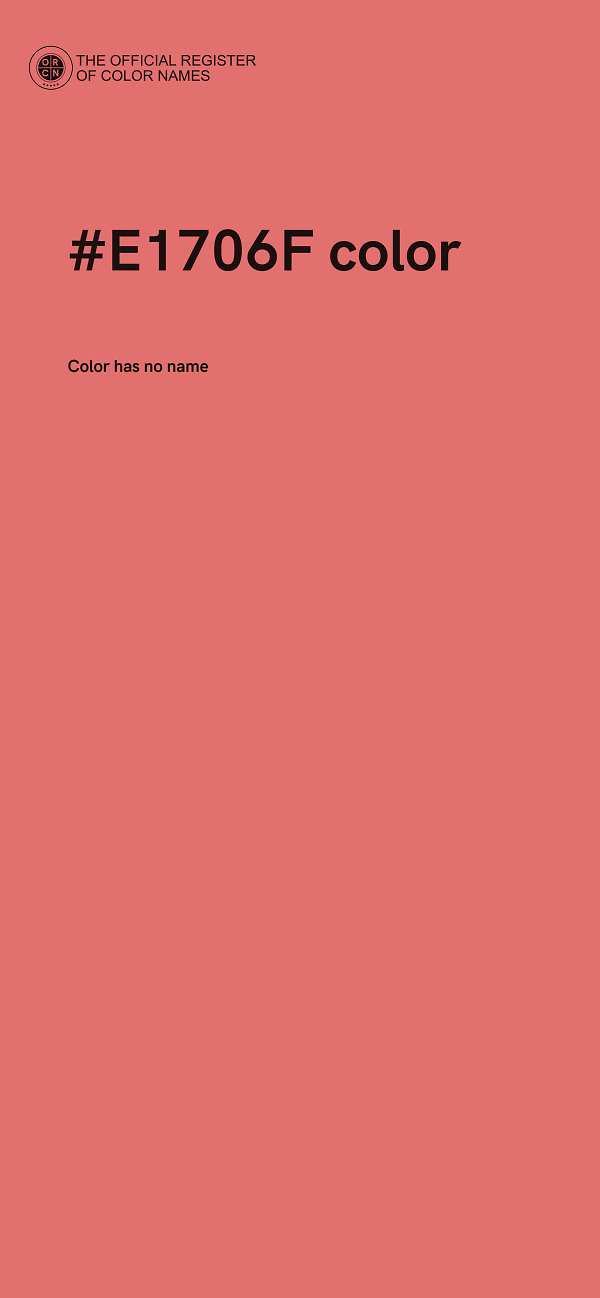 #E1706F color image