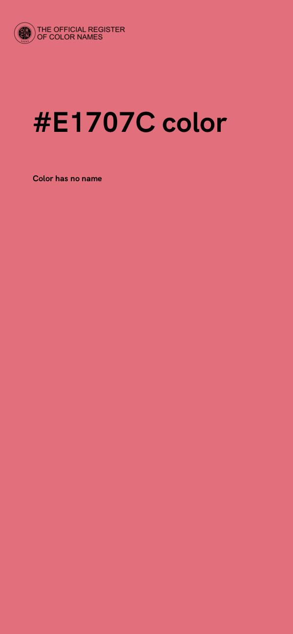 #E1707C color image