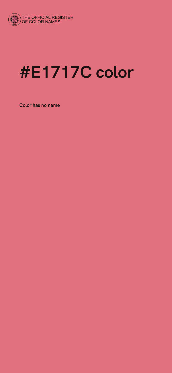#E1717C color image