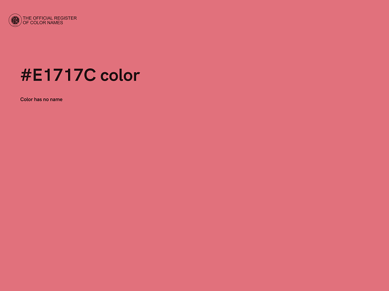 #E1717C color image