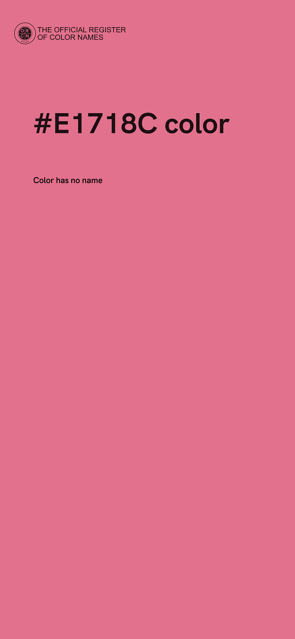 #E1718C color image