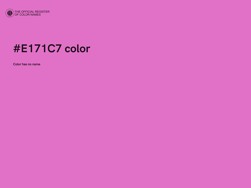 #E171C7 color image