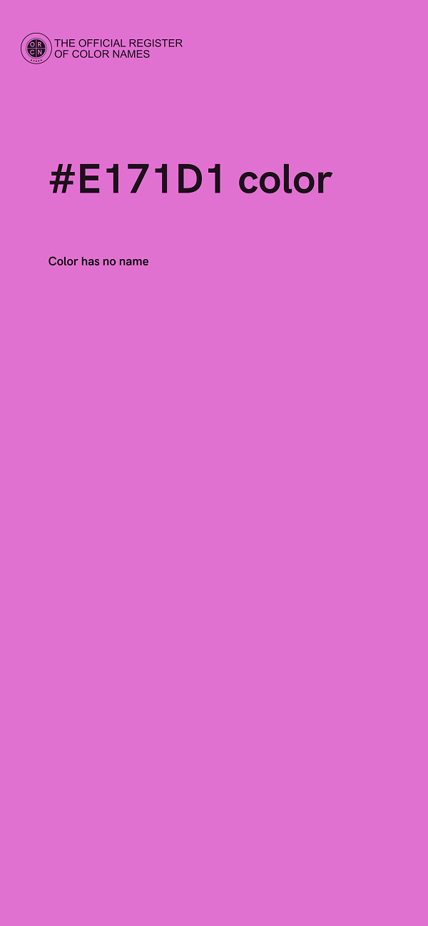 #E171D1 color image