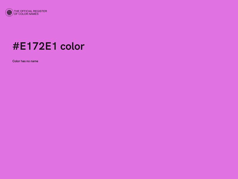 #E172E1 color image