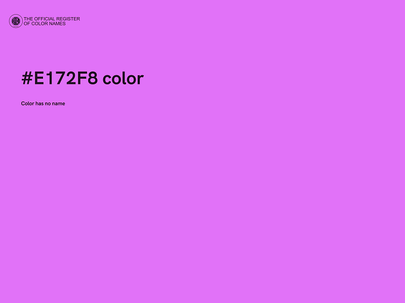 #E172F8 color image