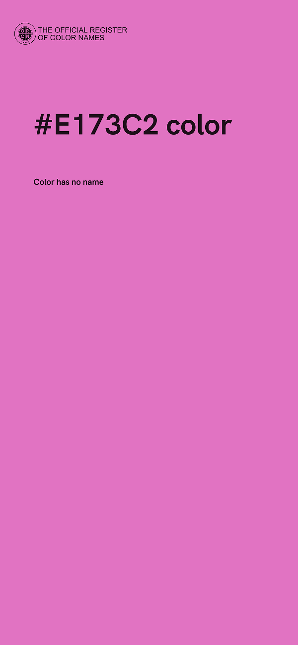#E173C2 color image