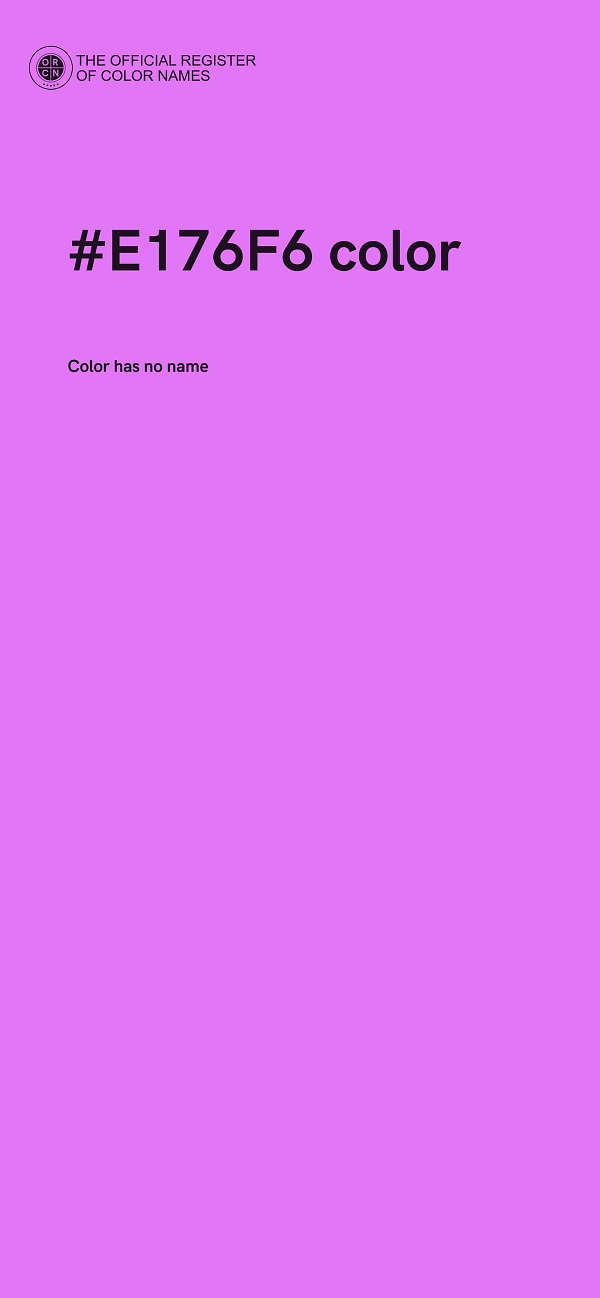 #E176F6 color image