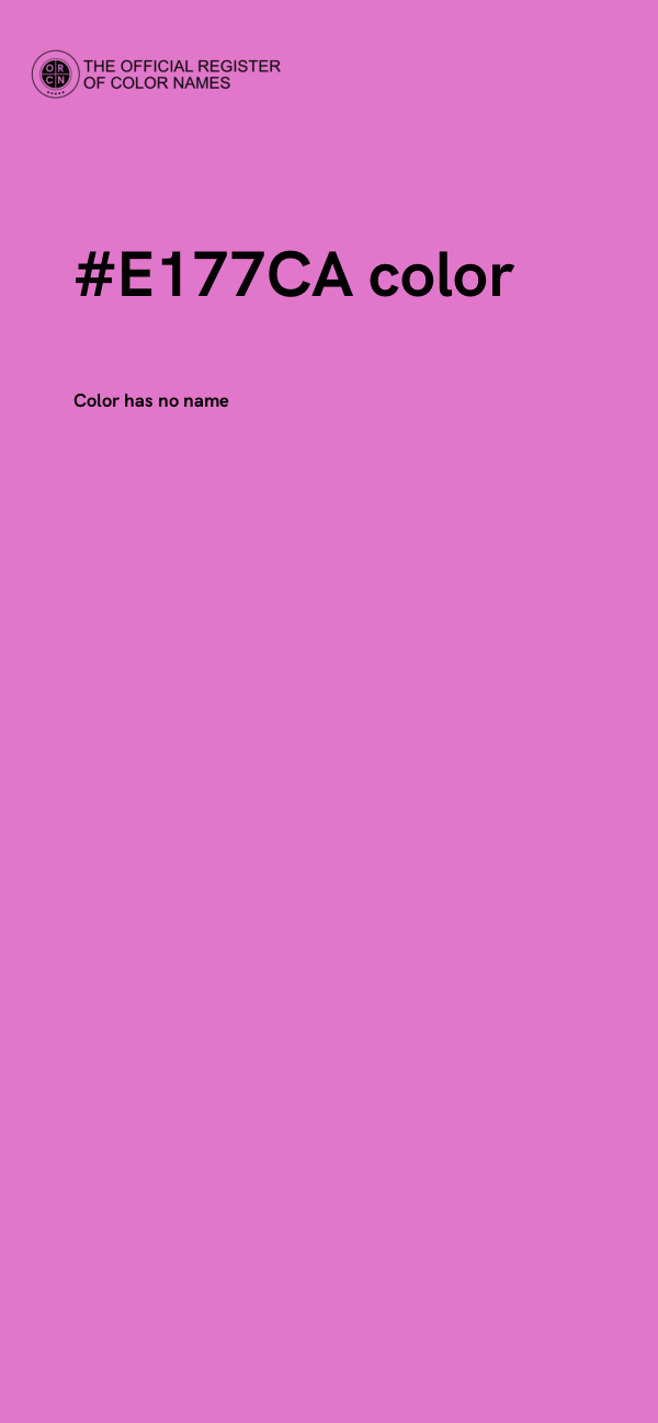 #E177CA color image