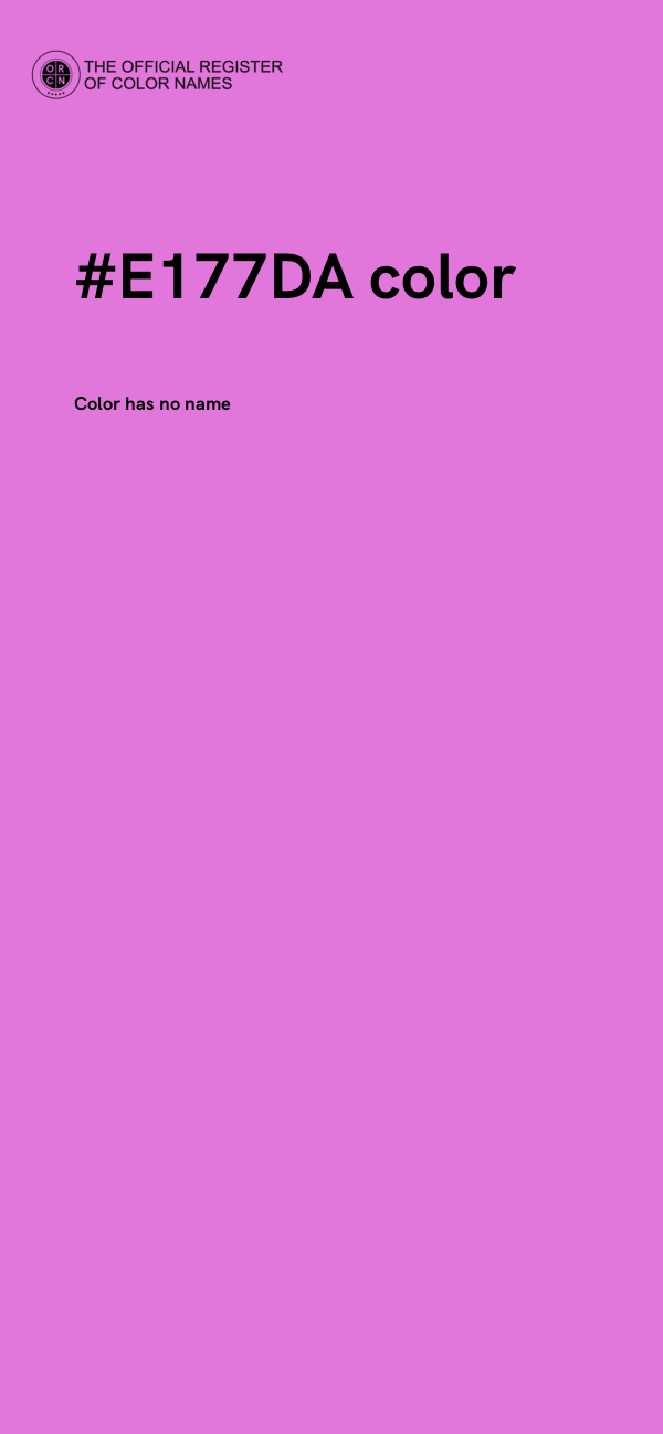 #E177DA color image