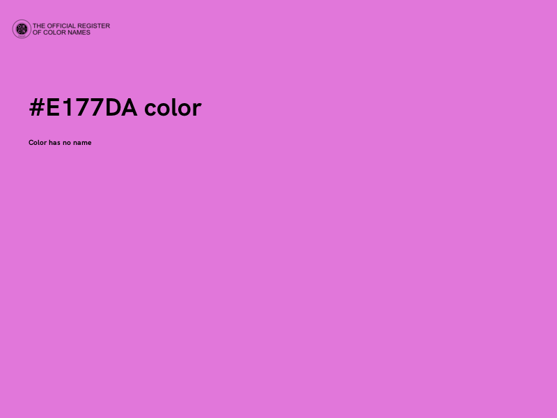 #E177DA color image